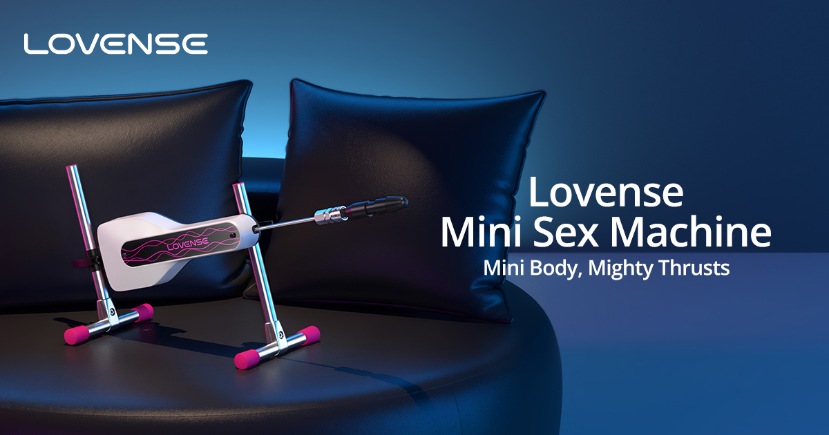 Lovense App Controlled Adjustable Mini Sex Machine Compact Automatic