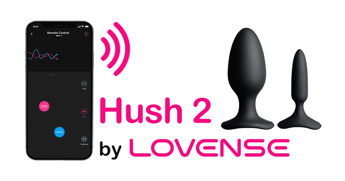Анальная вибропробка Lovense Hush 2 M, черный Hush 2 M - LOVENSE - С вибрацией - Купить