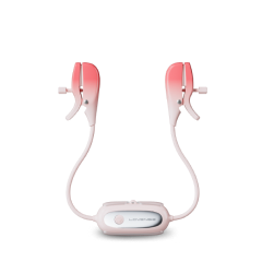 App controlled vibrating nipple stimulators clips