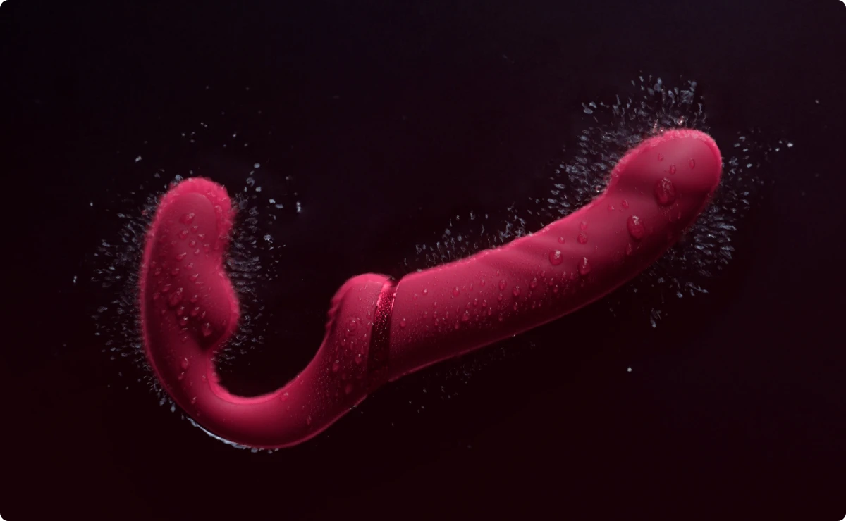 Lovense Lapis App-Vibrator für Paare mit flexiblem Hals und geteilter Stimulation. Exklusive bei RaiX Shop Konstanz kaufen