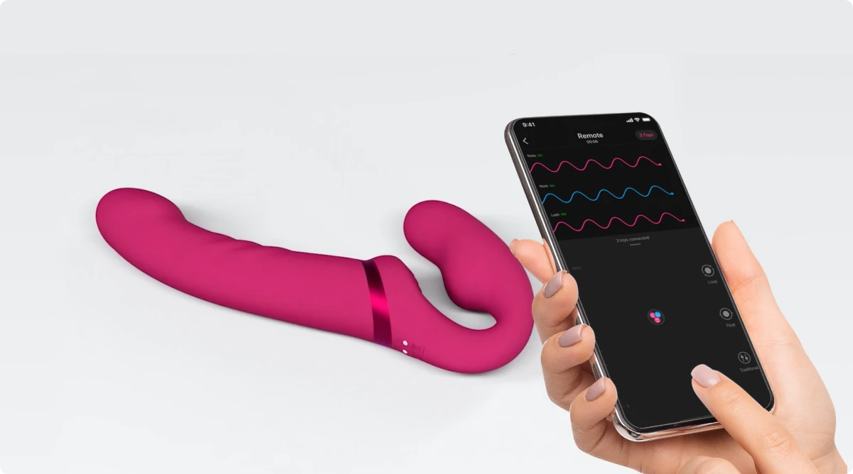 Remote control sex toys, group sex, threesome