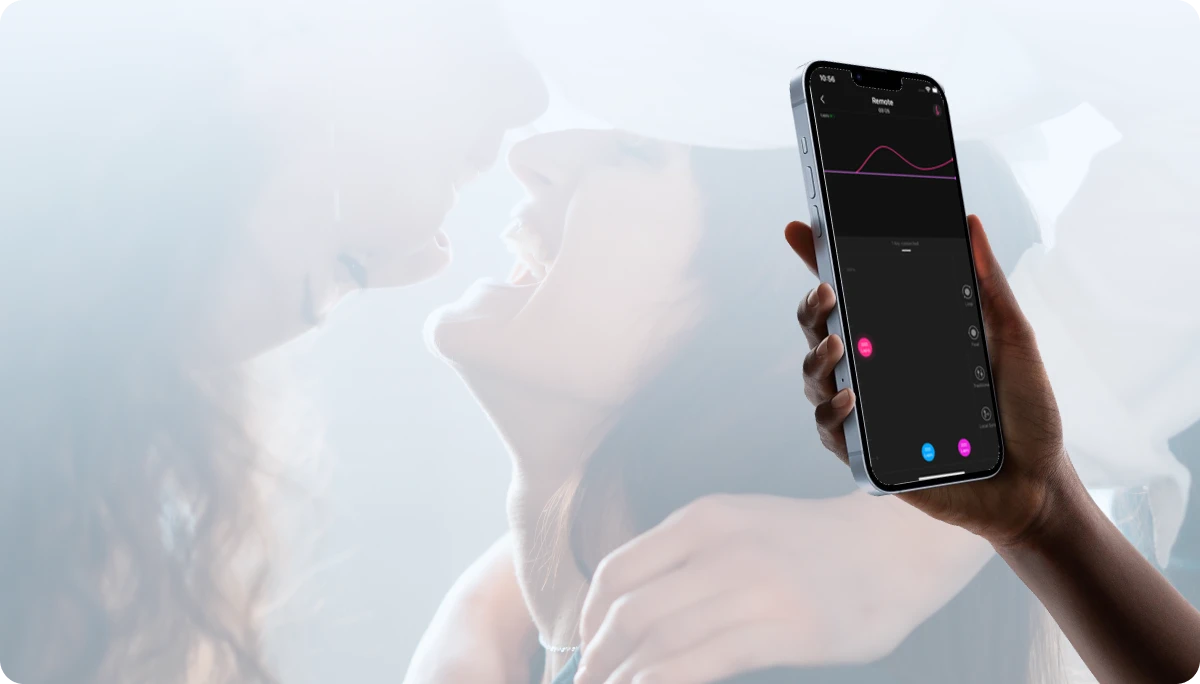 Lovense Lapis App-Vibrator für Paare mit flexiblem Hals und geteilter Stimulation. Exklusive bei RaiX Shop Konstanz kaufen
