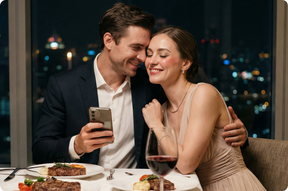 lovense ferri - solo public play on the street -woman in white bath gown