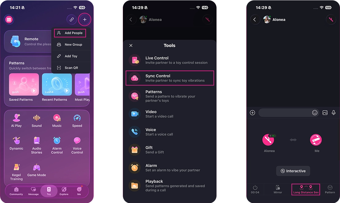 How to set up a Lovense app for using it long-distance?