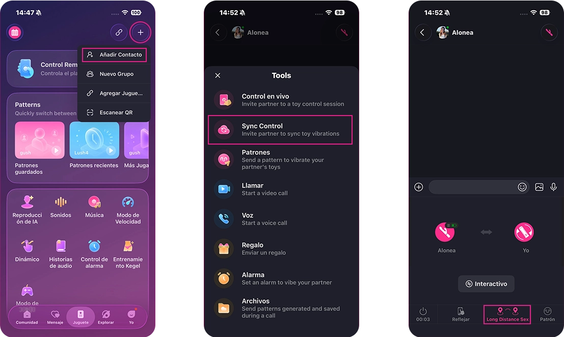 ¿Cómo configurar la aplicación Lovense para su uso a larga distancia?