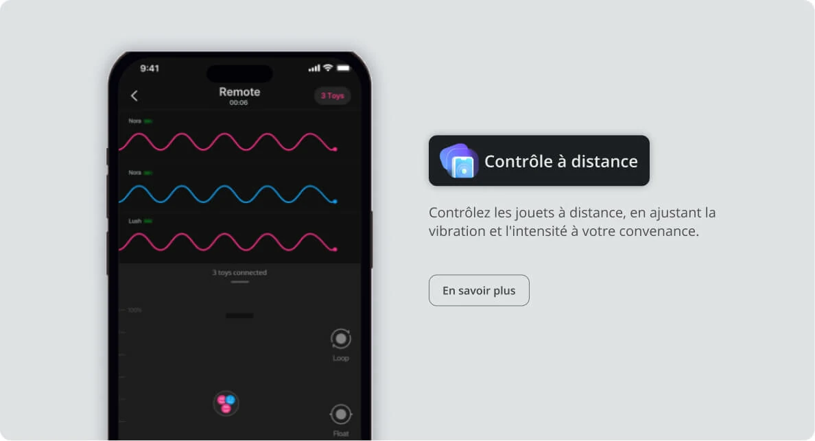 Fonctionnalité d'application à distance correspondante