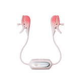 collar with vibrating  nipple clamps