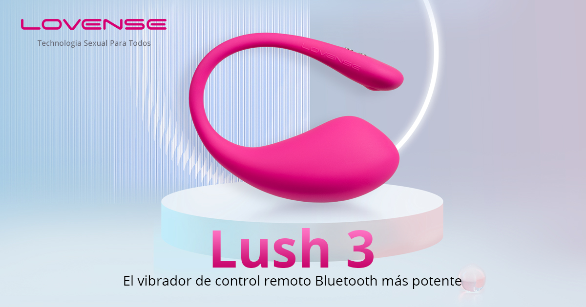 stege Tablet tidligere Lovense® Lush 3: ¡Vibrador del punto G con control remoto por Bluetooth!