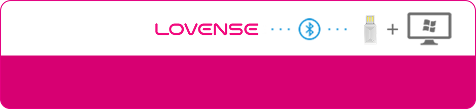 Qualsiasi giocattolo Lovense si collega direttamente al PC Windows <br> utilizzando un adattatore Bluetooth USB Lovense