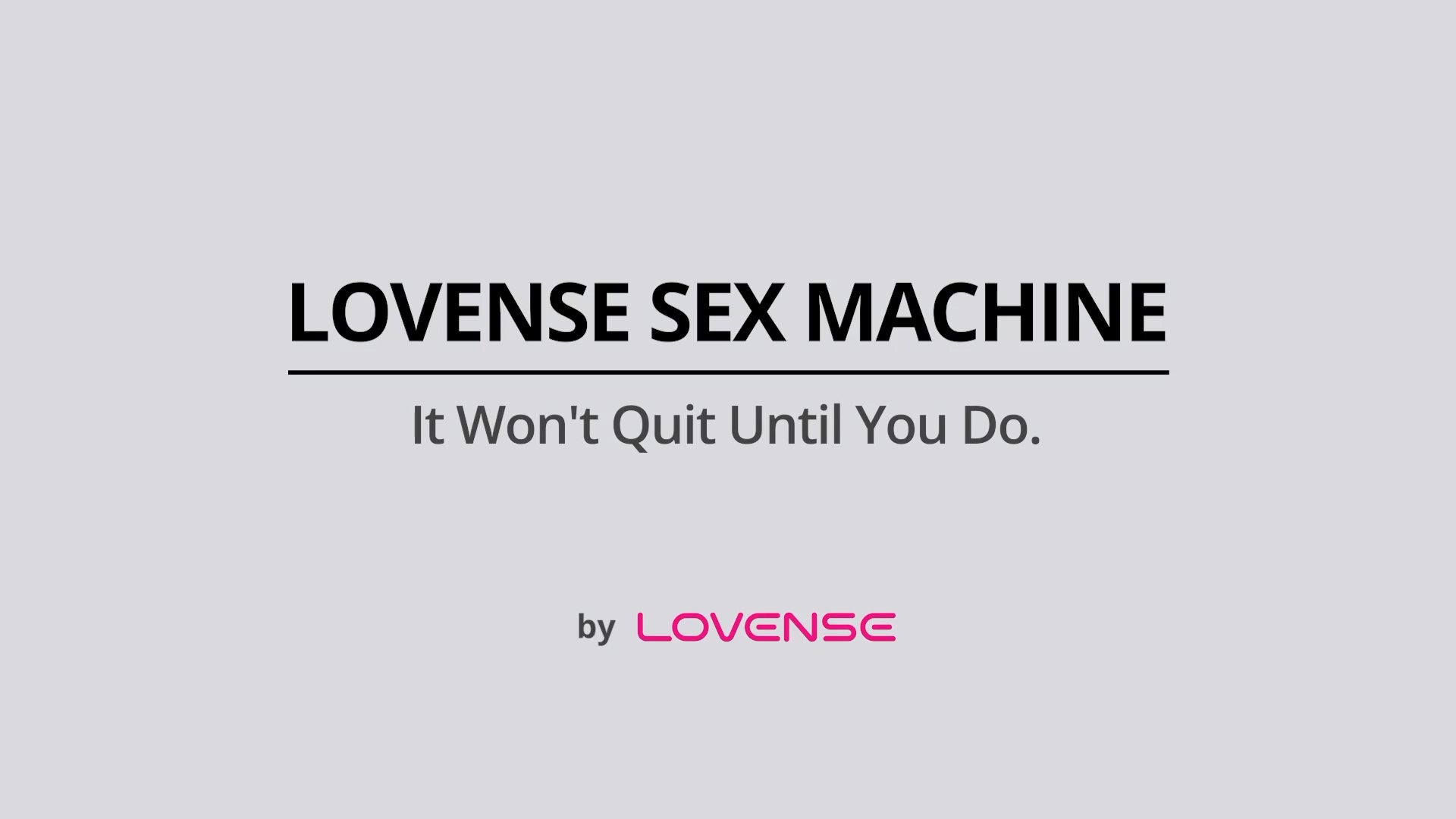 Lovense® Sex Machine App-controlled automatic thrusting sex machine! image