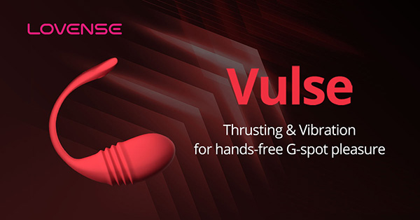 Vulse App-controlled hands-free thrusting egg vibrator