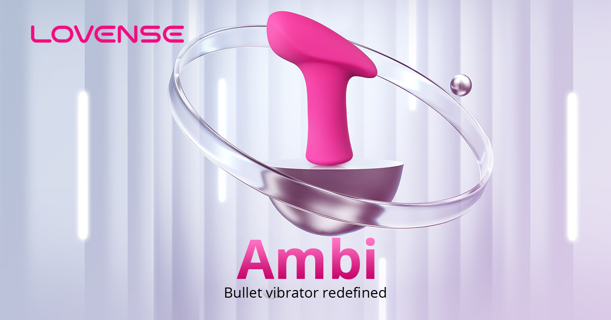 Ambi by Lovense. App-controlled small vibrator