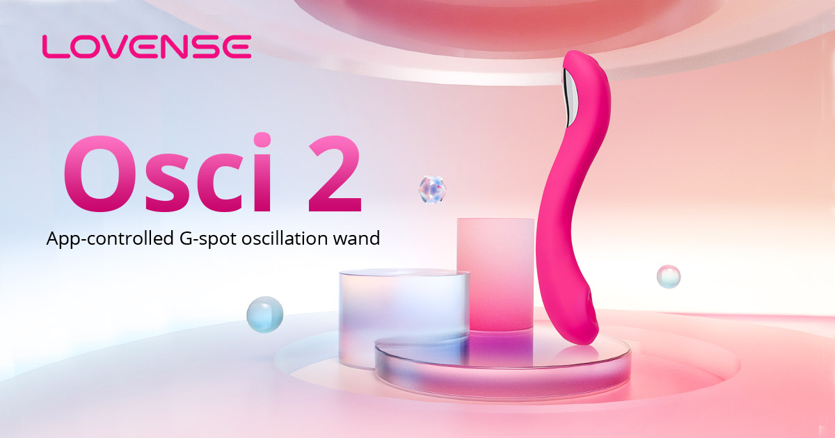 Lovense® Osci 2: App-controlled female G-spot Vibrator!