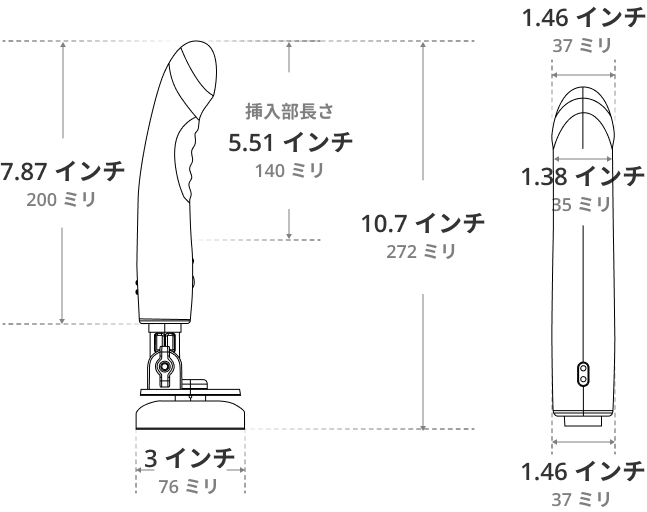 すべてのパッケージ付属品がLovense Mission 2に含まれています