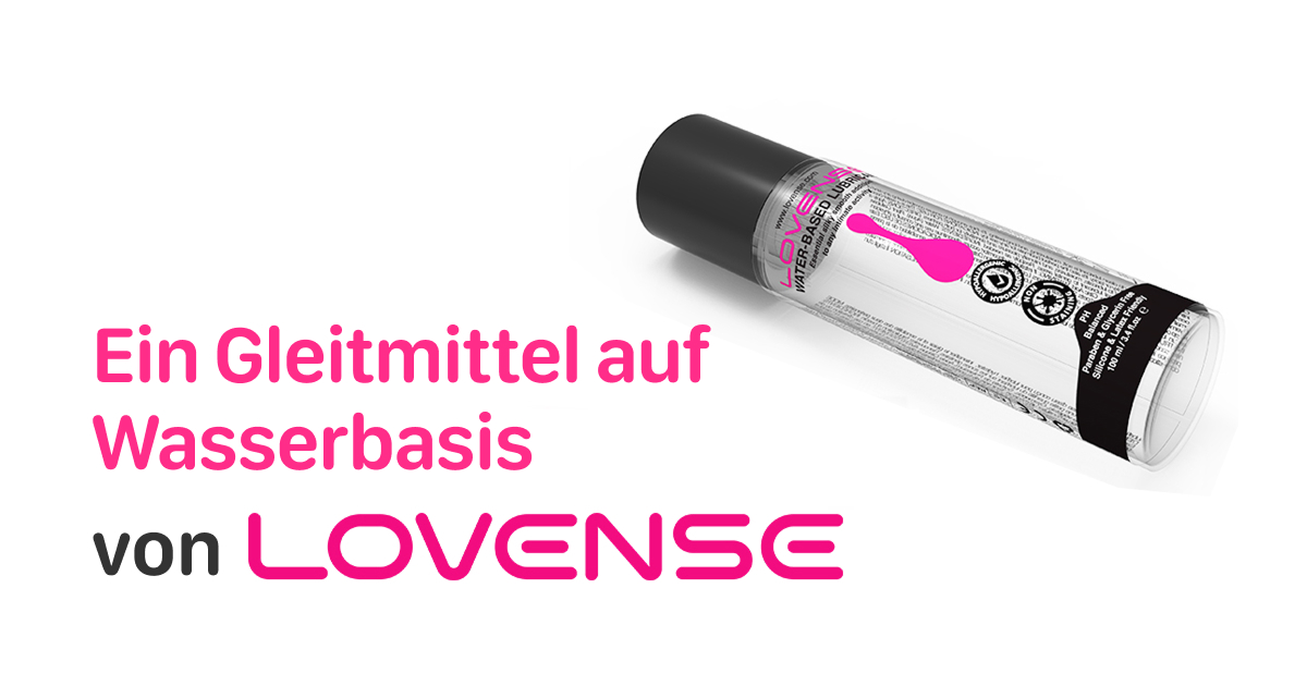 Lovense Gleitmittel auf Wasserbasis  Ideal fr Intimitt