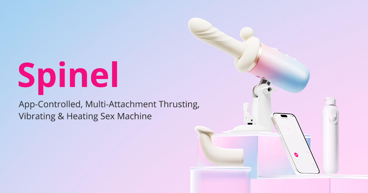 App-Controlled Thrusting Vibrating Dildo Machine with Heating & Suction Cup