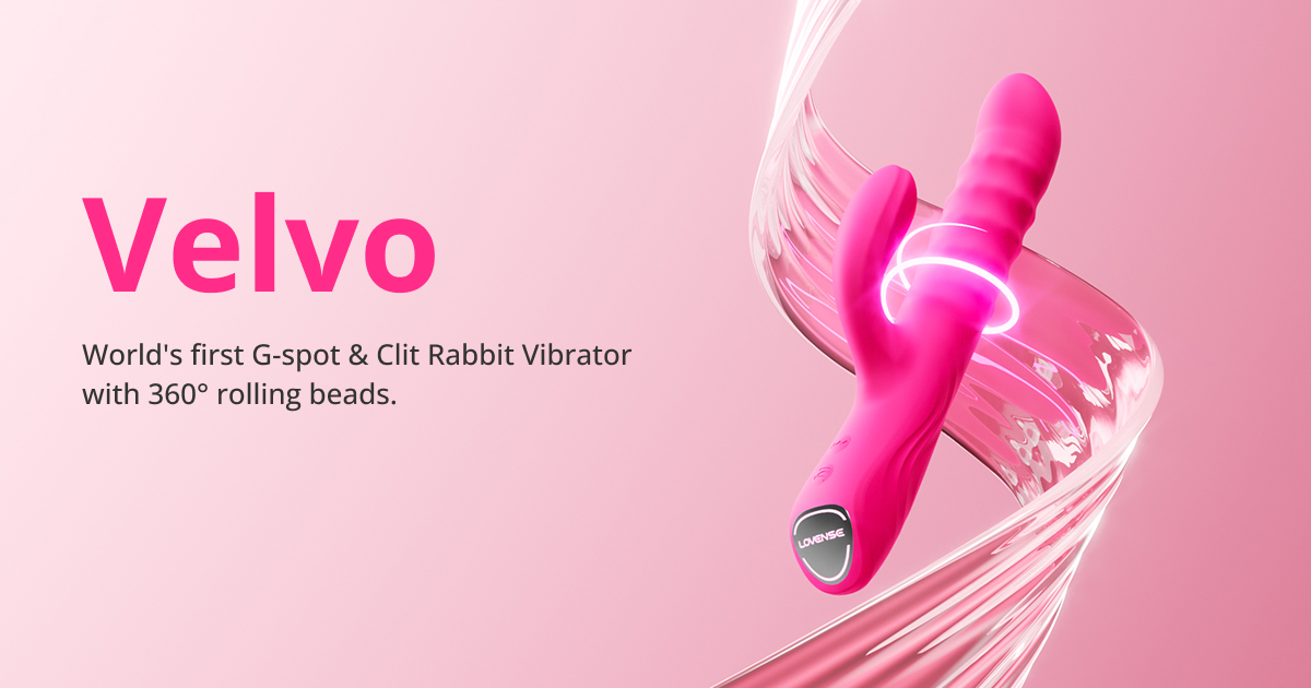 Try Lovense Velvo: A Thrusting, Rolling Bunny Vibrator with  Dual-Stimulation Vibration for a Powerful Clitoral and G-Spot Massage.