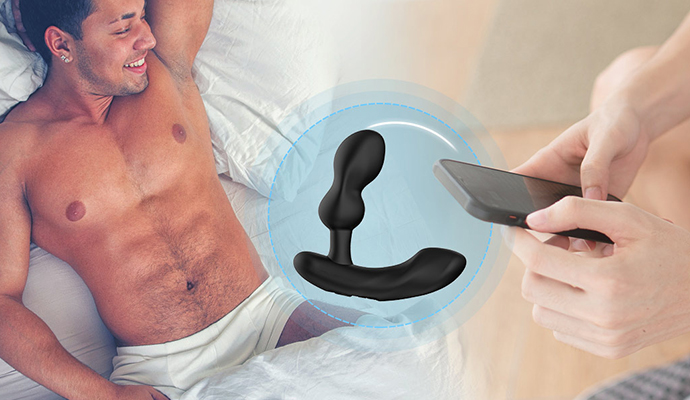 Adjustable dual-motor app-controlled prostate massager Adjustable dual-motor app-controlled prostate massager