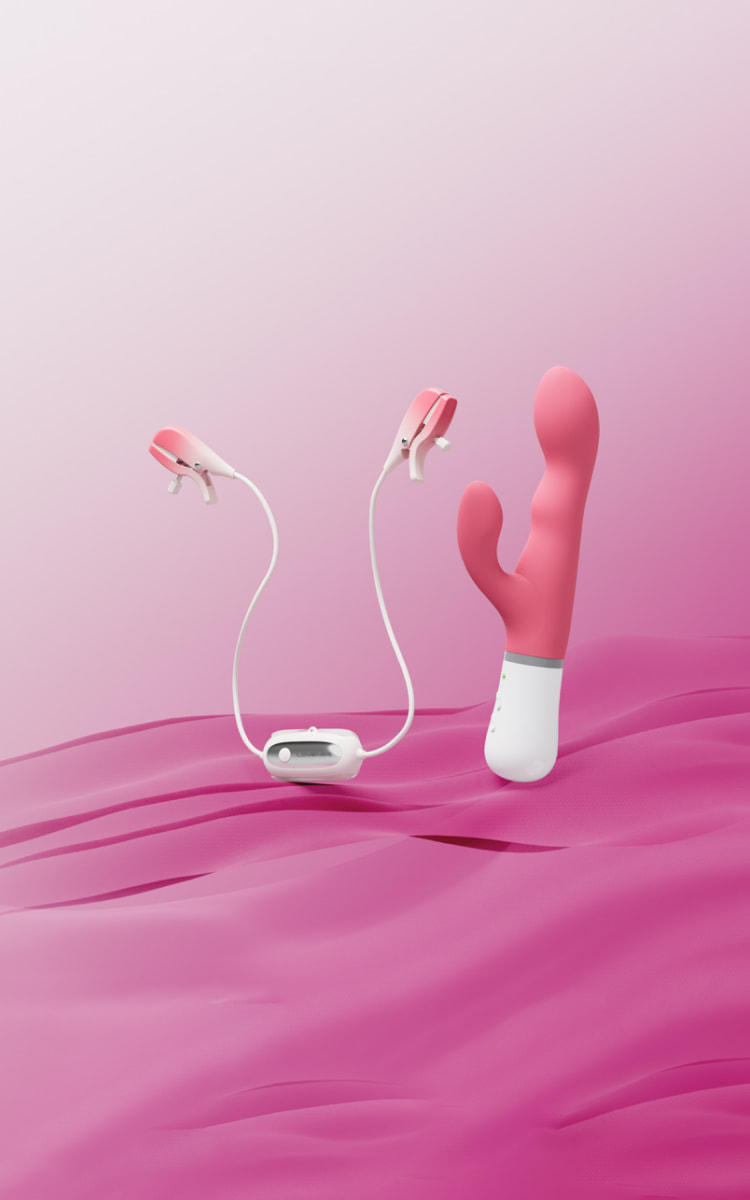 lovense gemini vibrating nipple clamps Lovense Nora & Gemini: Best Rabbit Vibrator & Nipple Clamps
