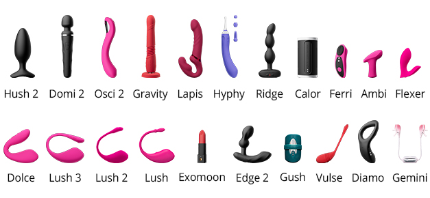 Osci,Domi et Ambi sont des sex toys programmables vous permettant de personnaliser les niveaux de vibrations.