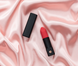Vibromasseur Bullet rouge à lèvres Bluetooth