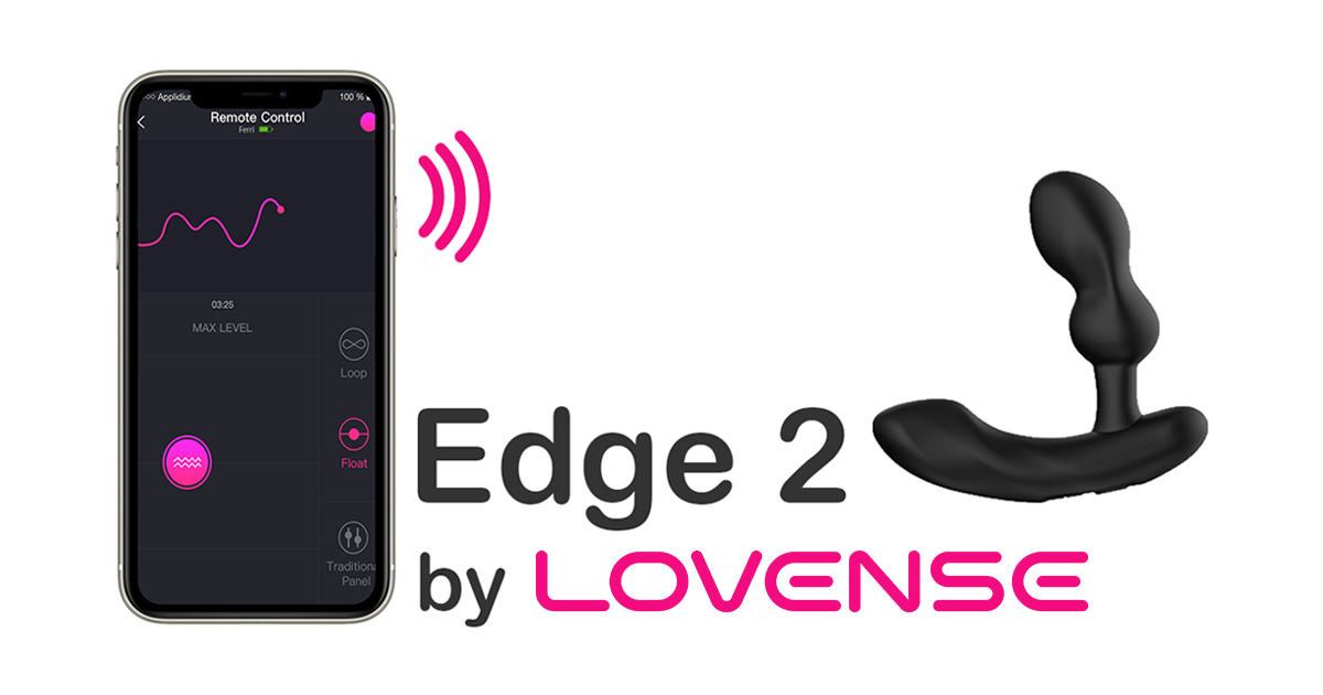 Edge 2 by Lovense is the bluetooth male prostate massager!