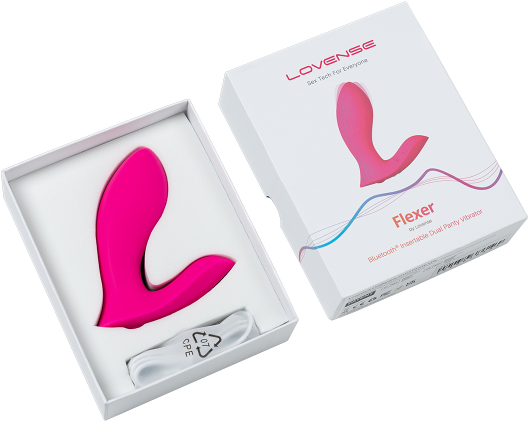 Membuka kotak penjarian vibrator Flexer