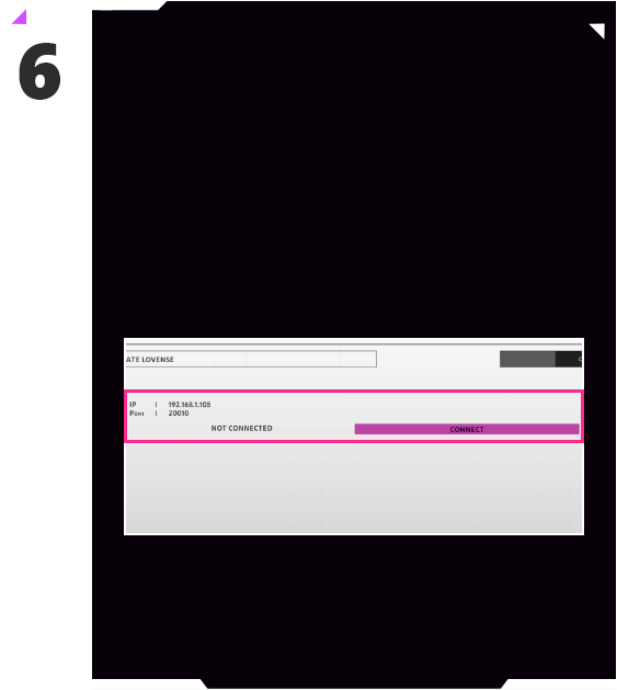 Projekt Melody Lovense toy connection guide 6
