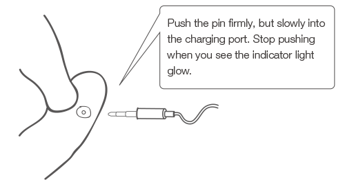 Edge by Lovense charging port.
