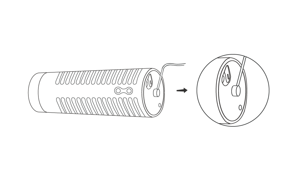 Max by Lovense charging port.