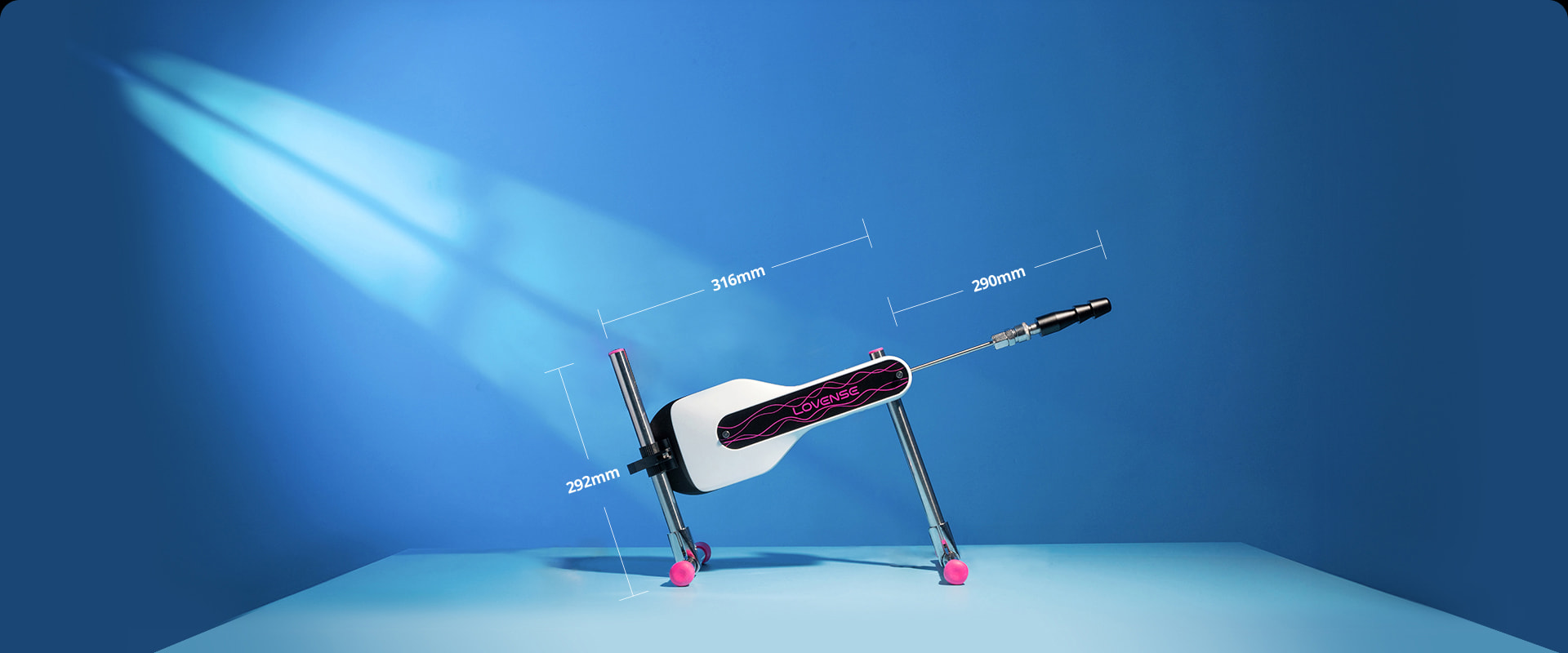 sex machine de empuje con dildo