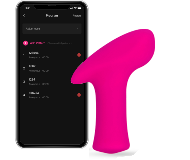 Mit der Lovense Remote-App können Sie auswählen, welche Vibrationsstufen Sie bevorzugen, und sie zur späteren Verwendung in Ihrem Spielzeug speichern. 
