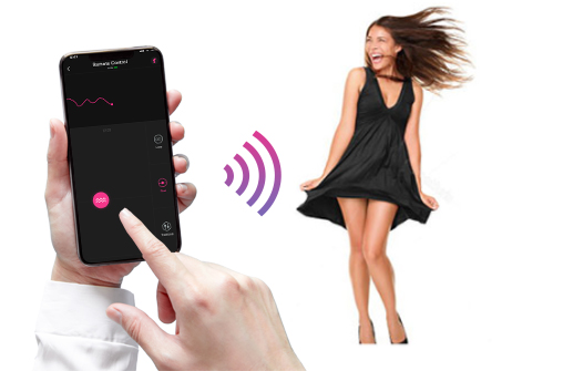 The Lovense Remote app allows you to control it from a short distance.