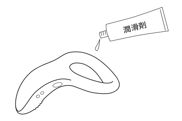 LovenseのOsciにウォーター潤滑ジェルをつける