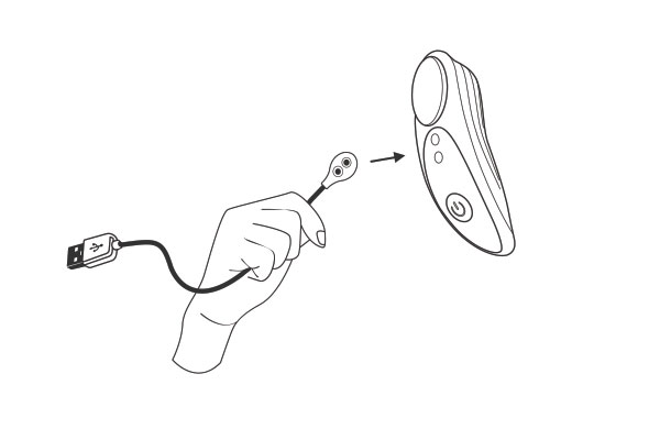 Osci by Lovense charging port.