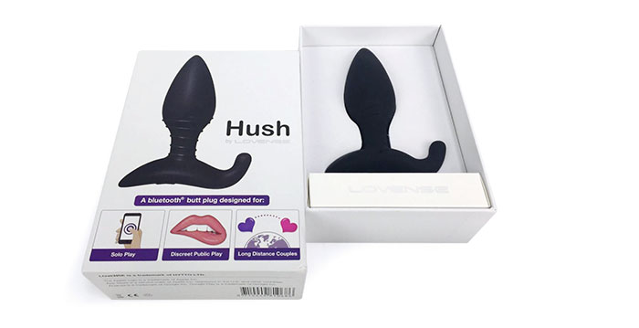 Hush by Lovense packaging.