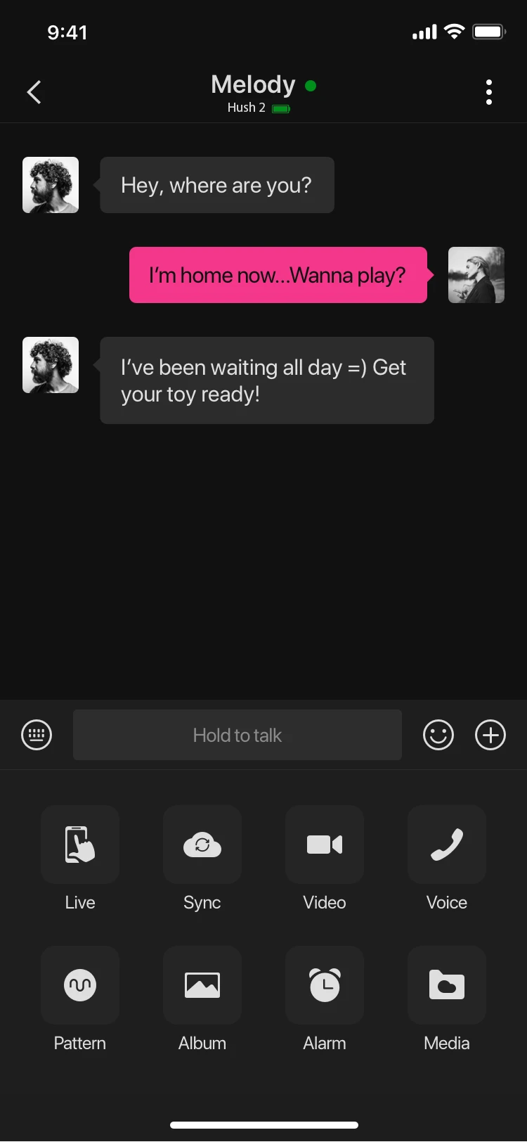 Lovense Remote Chat App to discuss while control your Hush 2 butt plug