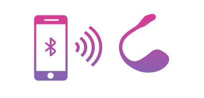 Lush 2 kann für die Nahbereichssteuerung verwendet werden, indem Sie es mit Ihrem Telefon synchronisieren.