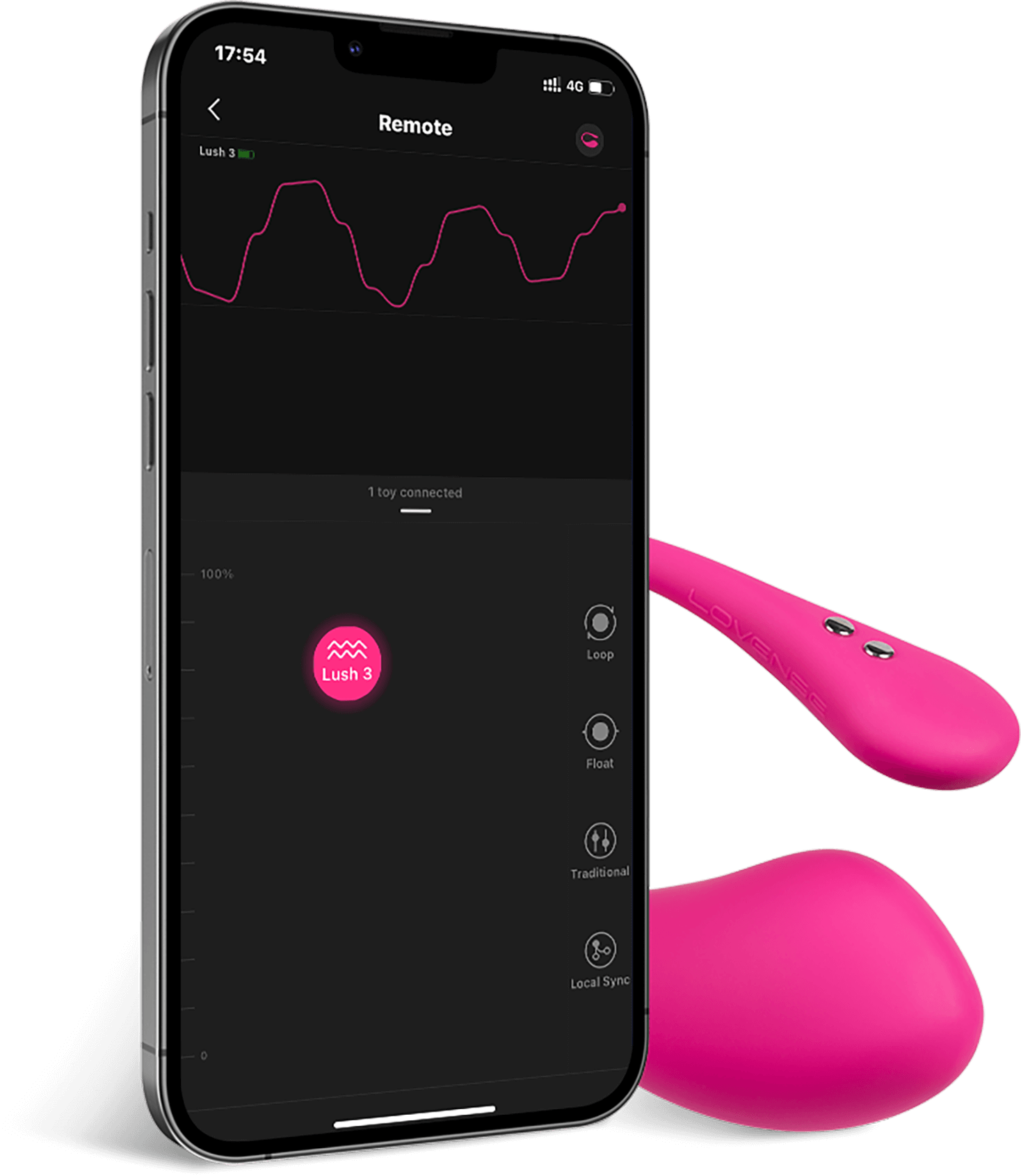 Lush 3 and Lovense Remote app features