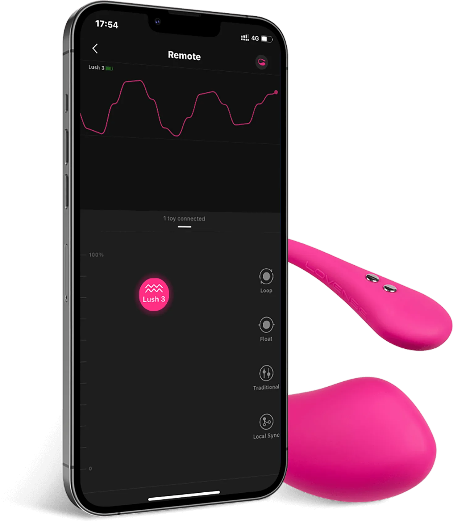 Lush 3 and Lovense Remote app features