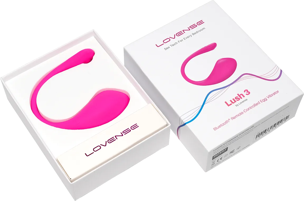 Unboxing Lovense Lush 3, remote controlled egg vibrator.