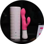Lovense Max 2 App-Masturbator mit 360-Grad-Kontraktionen. Nora-Vibrator mit Max 2-Masturbator synchronisieren