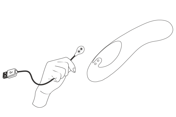 Osci by Lovense charging port.