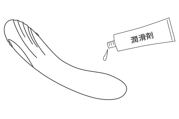 LovenseのOsciにウォーター潤滑ジェルをつける