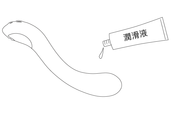 LovenseのOsciにウォーター潤滑ジェルをつける