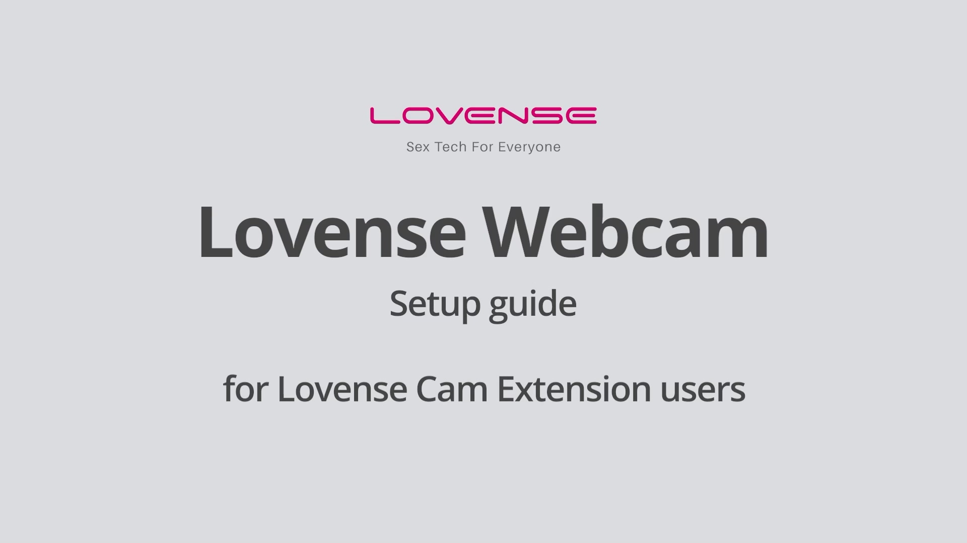 Lovense® Webcam Setup: A Comprehensive Guide